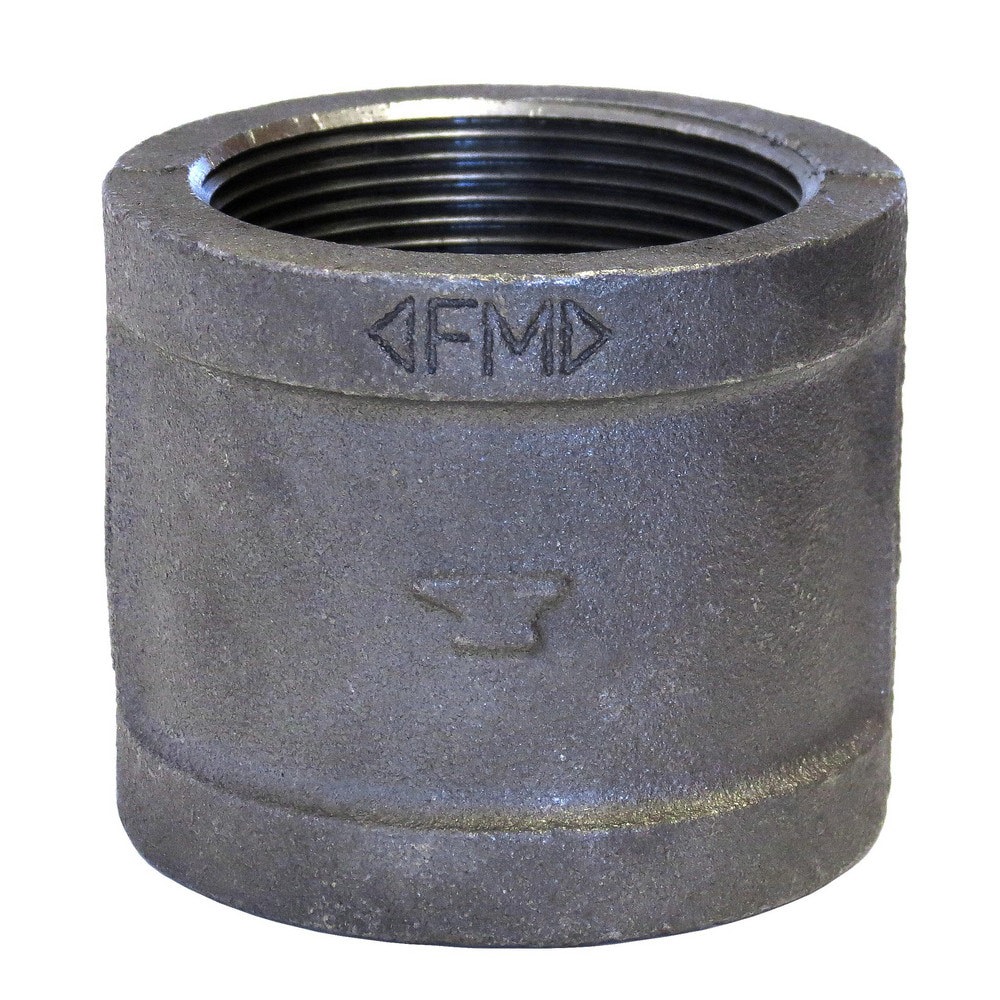 Black Pipe Fittings; Fitting Type: Coupling ; Fitting Size: 1/4 ; End Connections: FPT ; Material: Malleable Iron ; Fitting Shape: Coupling ; Thread Standard: FPT