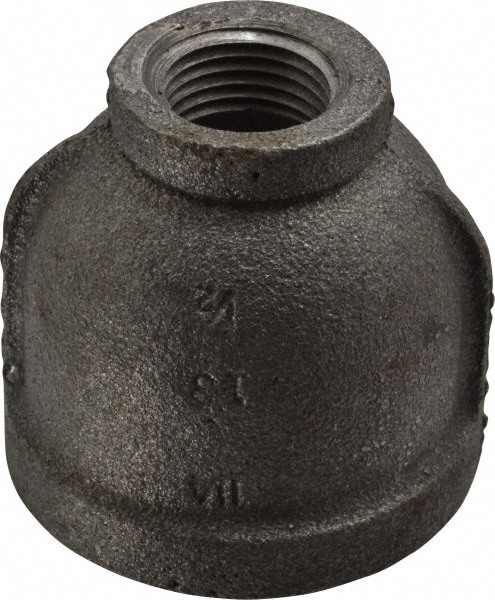Black Reducing Coupling: 1-1/4 x 1/2