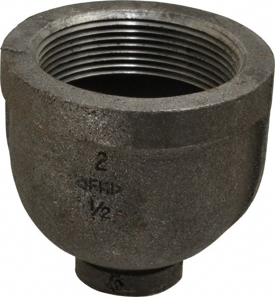 Black Reducing Coupling: 2 x 1/2