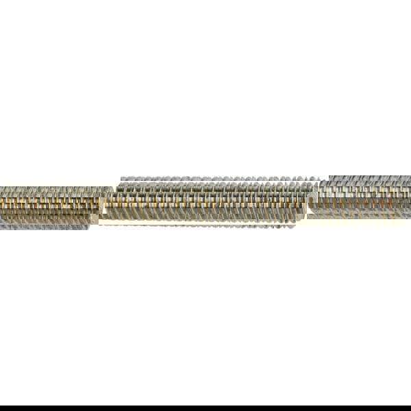 Threaded Rod: 7/16-14, 2' Long, Low Carbon Steel