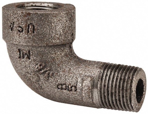 Black 90 &deg; Street Elbow: 3/8