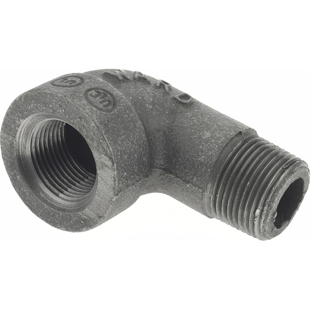 Black 90 &deg; Street Elbow: 3/4