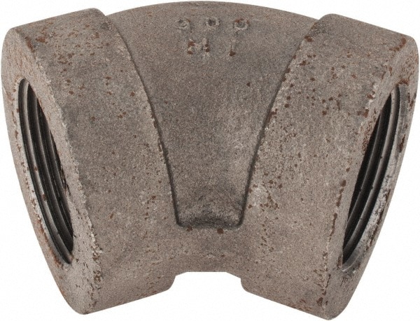 Black 45 &deg; Elbow: 1-1/4