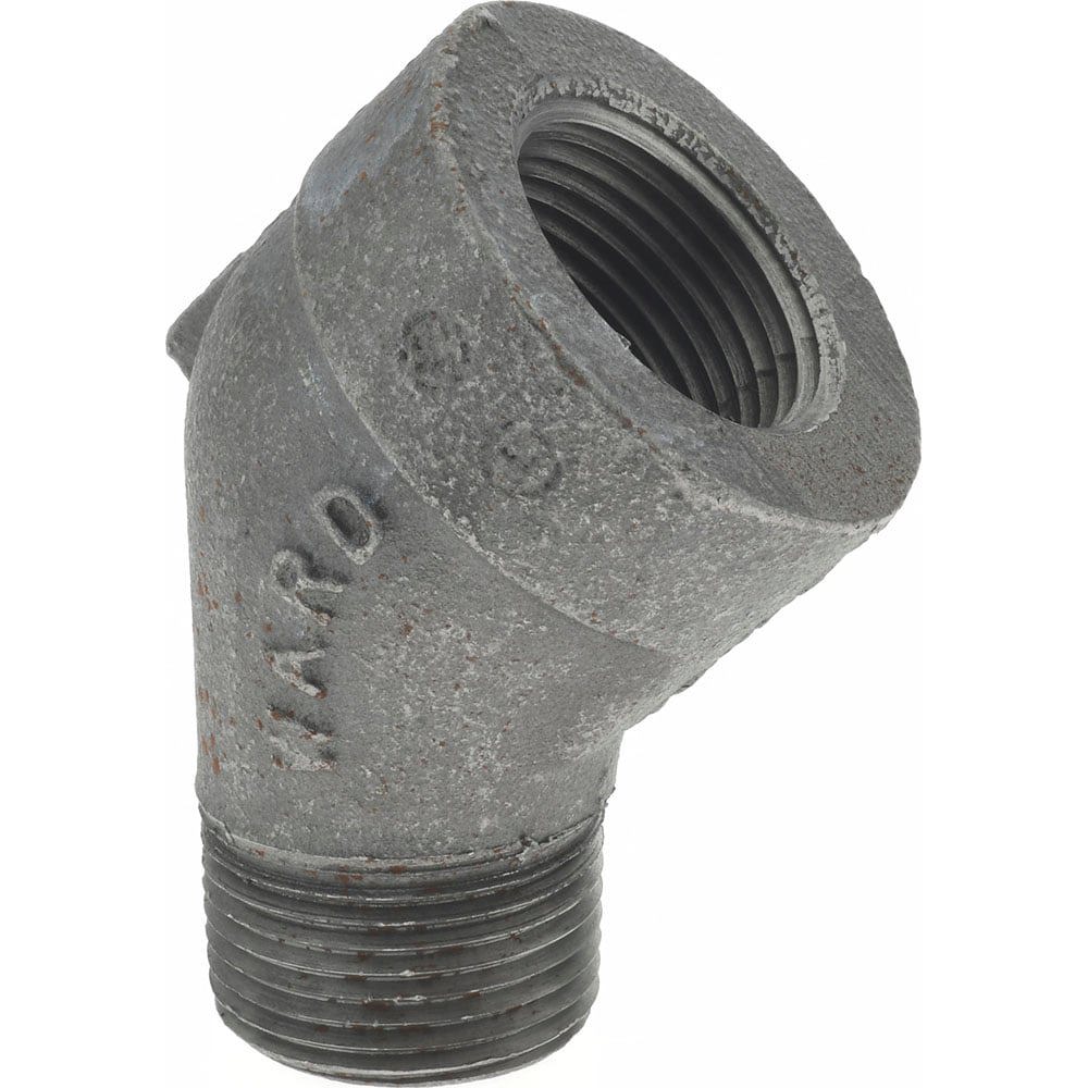 Black 45 &deg; Street Elbow: 1