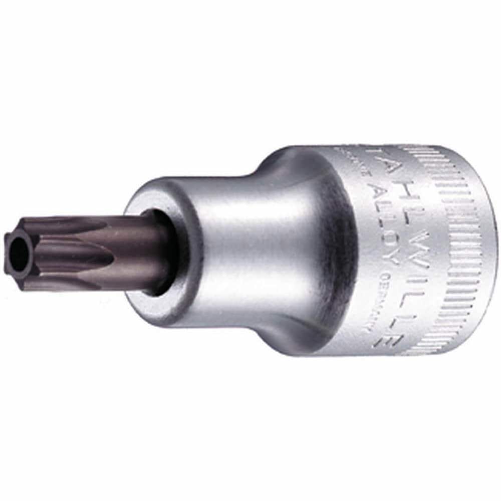 Hand Hex & Torx Bit Sockets; Socket Type: Torx Bit Socket ; Hex Size (mm): 0.000 ; Torx Size: T20 ; Bit Length (mm): 17.00 ; Insulated: No ; Tether Style: Not Tether Capable