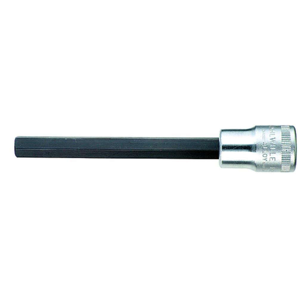 Hand Hex & Torx Bit Sockets; Socket Type: Hex Bit Socket ; Hex Size (mm): 6.000 ; Insulated: No ; Tether Style: Not Tether Capable ; Material: Chrome Alloy Steel ; Finish: Chrome-Plated