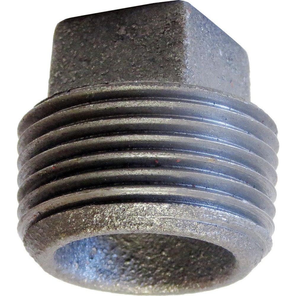 Black Pipe Fittings; Fitting Type: Plug ; Fitting Size: 6 ; End Connections: MIPT ; Material: Cast Iron ; Fitting Shape: Plug ; Thread Standard: MNPT