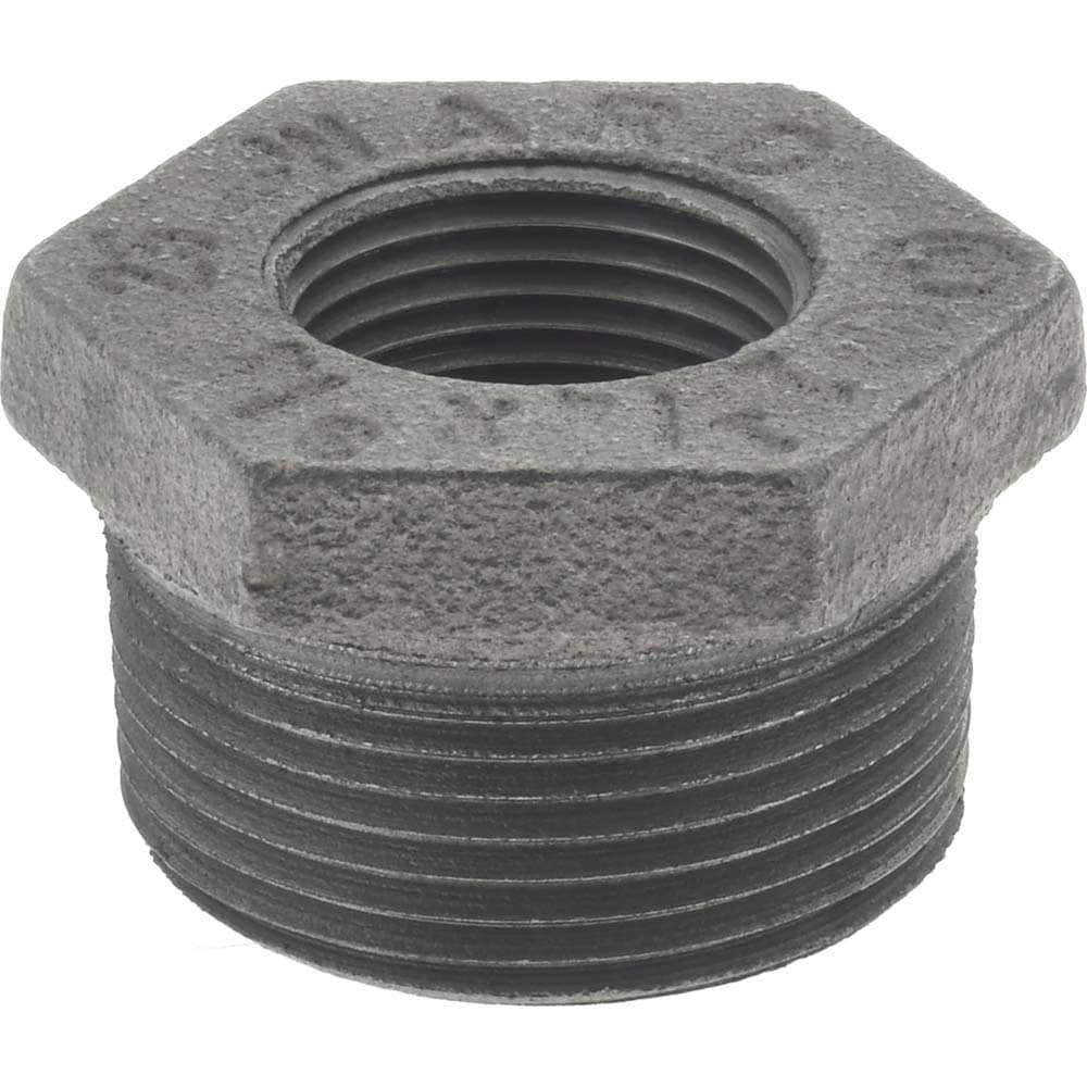 Black Hex Bushing: 1-1/4 x 3/4