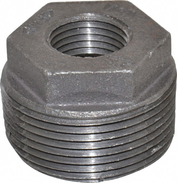 Black Hex Bushing: 1-1/4 x 1/2