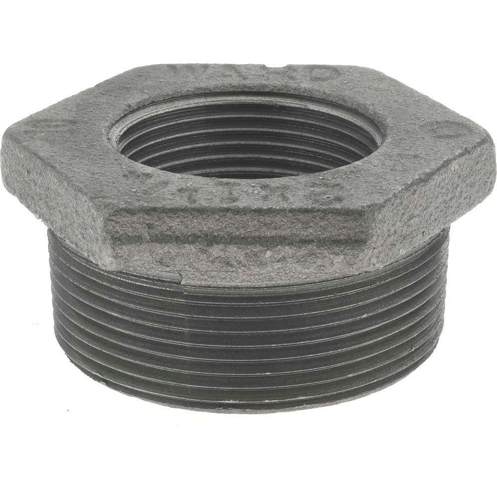 Black Hex Bushing: 2 x 1-1/4