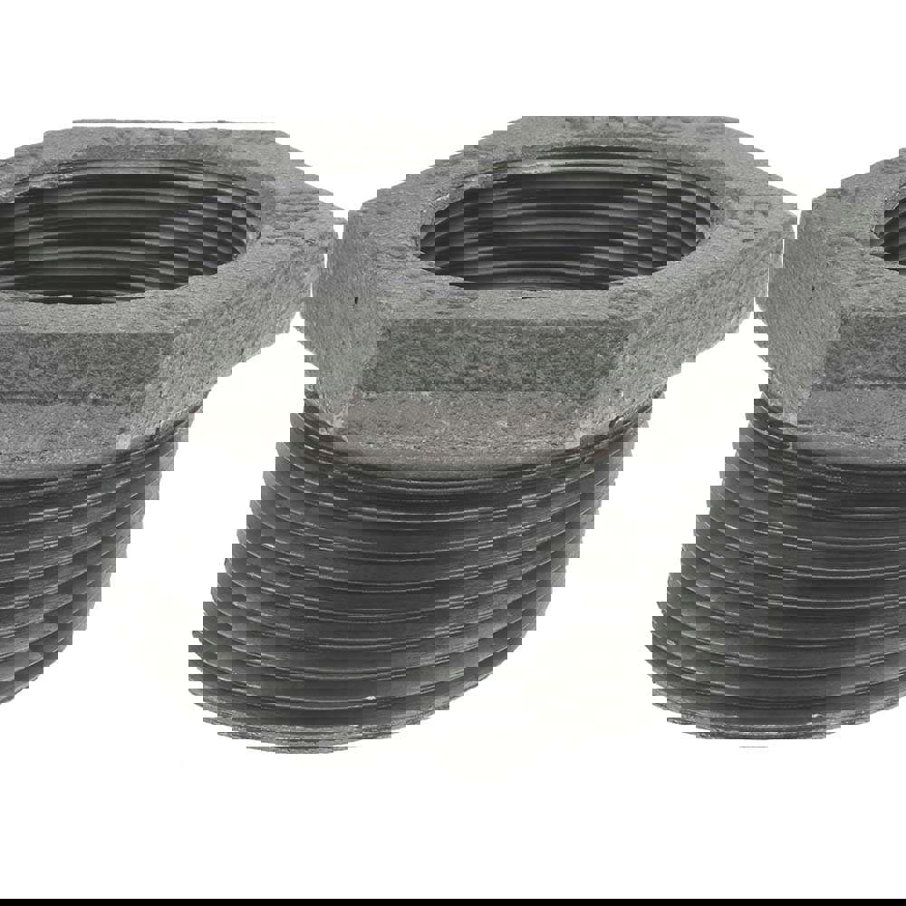 Black Hex Bushing: 2-1/2 x 2