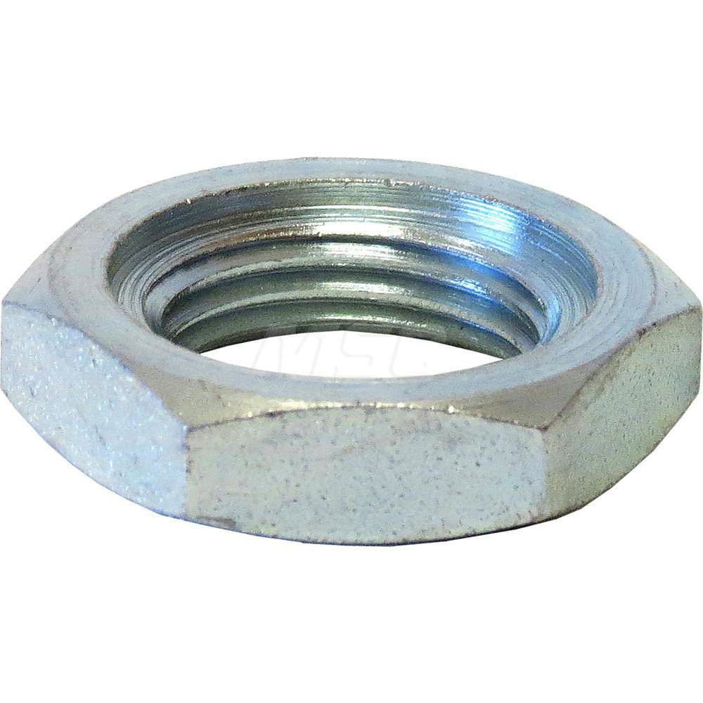 Black Hex Locknut: 1-1/4
