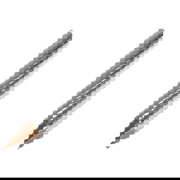 Ball End Mill: 1.00 mm Dia, 1.00 mm LOC, 2 Flute, Solid Carbide