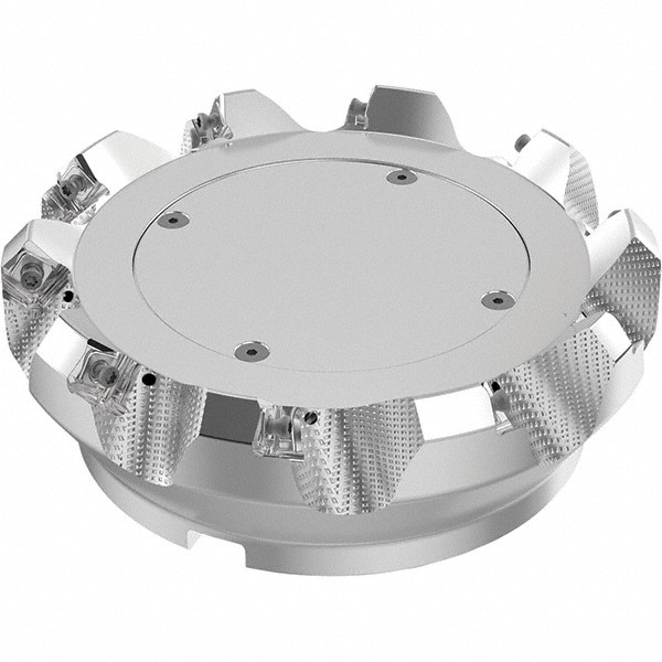 160mm Cut Diam, 40mm Arbor Hole, 6mm Max Depth of Cut, 48&deg; Indexable Chamfer & Angle Face Mill