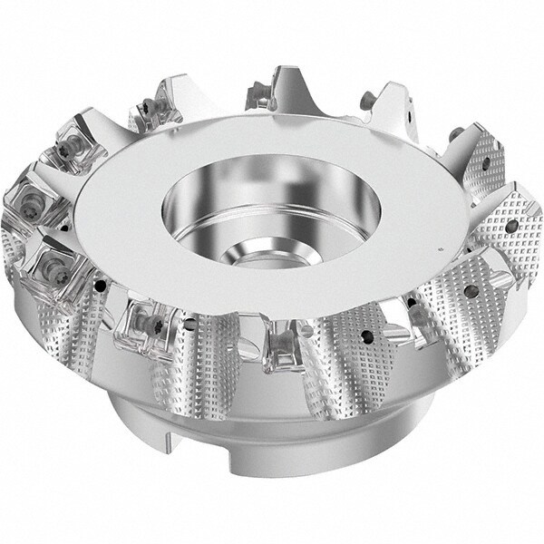 125mm Cut Diam, 40mm Arbor Hole, 6mm Max Depth of Cut, 48&deg; Indexable Chamfer & Angle Face Mill