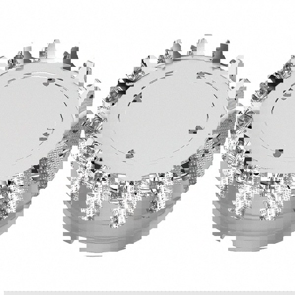 160mm Cut Diam, 40mm Arbor Hole, 6mm Max Depth of Cut, 48° Indexable Chamfer & Angle Face Mill