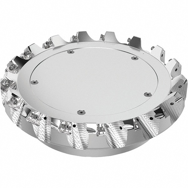 200mm Cut Diam, 60mm Arbor Hole, 6mm Max Depth of Cut, 48&deg; Indexable Chamfer & Angle Face Mill