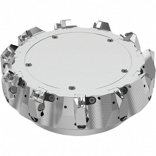 200mm Cut Diam, 40mm Arbor Hole, 6mm Max Depth of Cut, 48&deg; Indexable Chamfer & Angle Face Mill