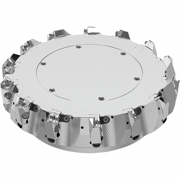 250mm Cut Diam, 40mm Arbor Hole, 6mm Max Depth of Cut, 48&deg; Indexable Chamfer & Angle Face Mill
