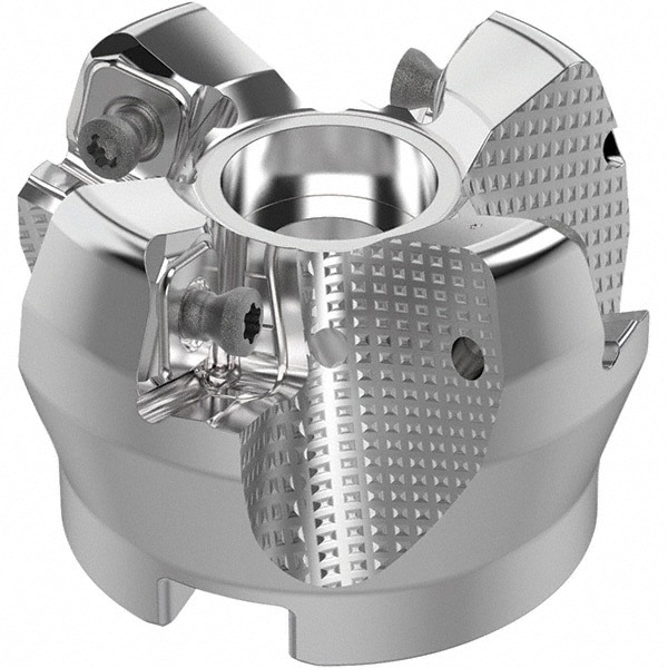 50mm Cut Diam, 22mm Arbor Hole, 8mm Max Depth of Cut, 71&deg; Indexable Chamfer & Angle Face Mill