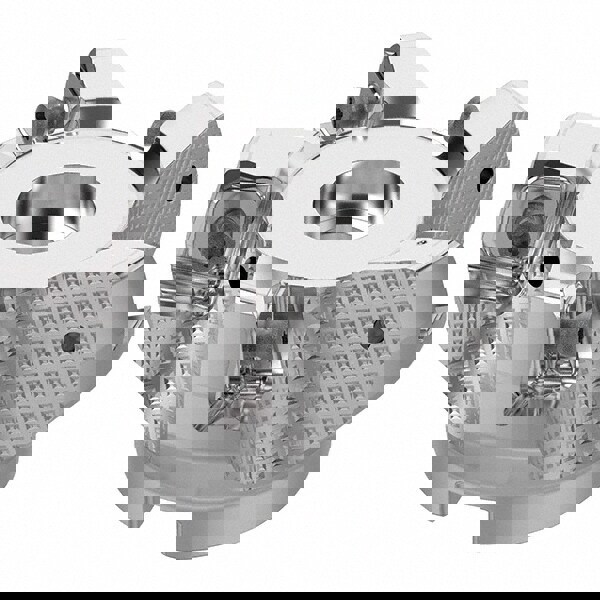 63mm Cut Diam, 22mm Arbor Hole, 8mm Max Depth of Cut, 71° Indexable Chamfer & Angle Face Mill