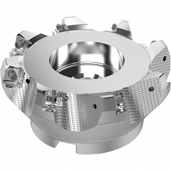 125mm Cut Diam, 40mm Arbor Hole, 8mm Max Depth of Cut, 71&deg; Indexable Chamfer & Angle Face Mill
