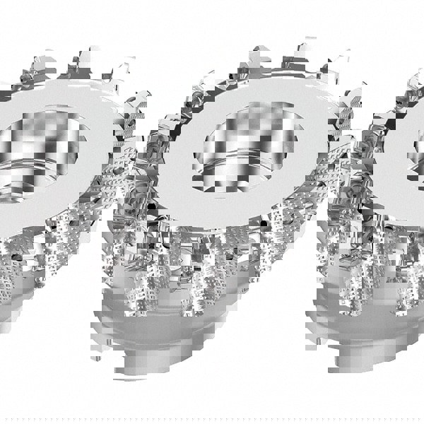 125mm Cut Diam, 40mm Arbor Hole, 8mm Max Depth of Cut, 71&deg; Indexable Chamfer & Angle Face Mill