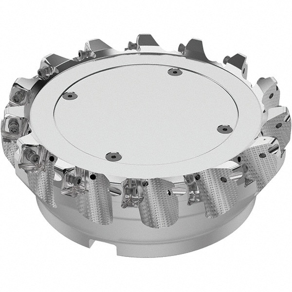 160mm Cut Diam, 40mm Arbor Hole, 8mm Max Depth of Cut, 71&deg; Indexable Chamfer & Angle Face Mill