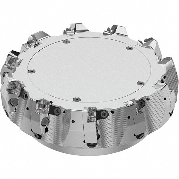 200mm Cut Diam, 60mm Arbor Hole, 8mm Max Depth of Cut, 71&deg; Indexable Chamfer & Angle Face Mill