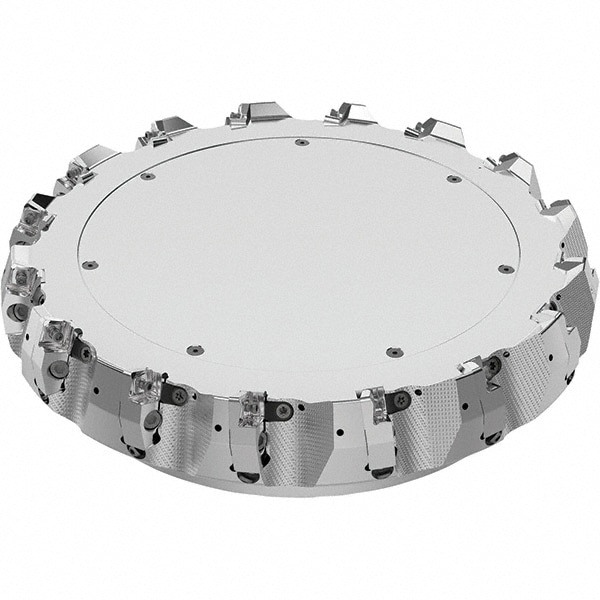 315mm Cut Diam, 60mm Arbor Hole, 8mm Max Depth of Cut, 71&deg; Indexable Chamfer & Angle Face Mill