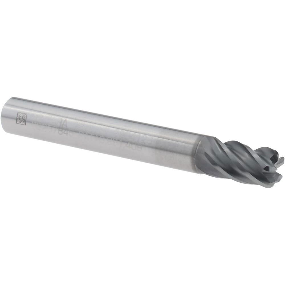 Corner Radius End Mill: 1/4