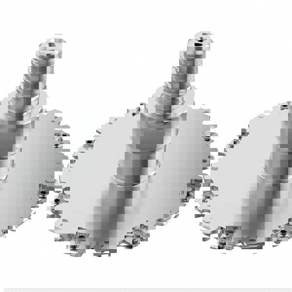 Indexable Slotting Cutter: 5 mm Cutting Width, 125 mm Cutter Dia, Combimaster Connection, 45.1 mm Max Depth of Cut