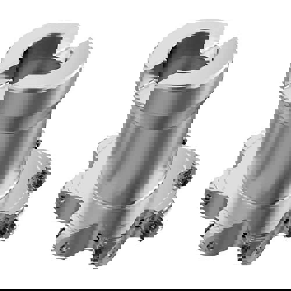 Indexable Slotting Cutter: 10 mm Cutting Width, 80 mm Cutter Dia, Arbor Hole Connection, 19.67 mm Max Depth of Cut, 27 mm Hole