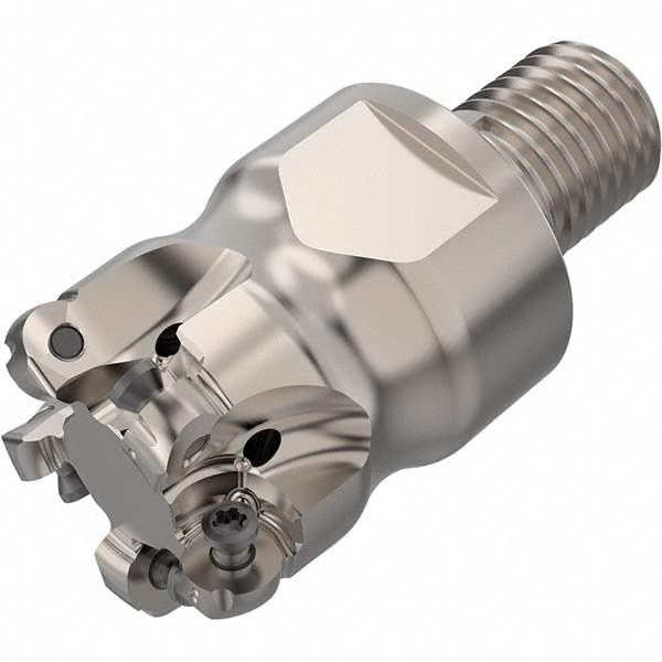 Indexable Copy End Mill: 5 mm Max Depth of Cut, Through Coolant