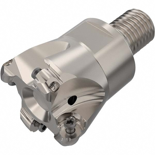 Indexable Copy End Mill: 5 mm Max Depth of Cut, Through Coolant