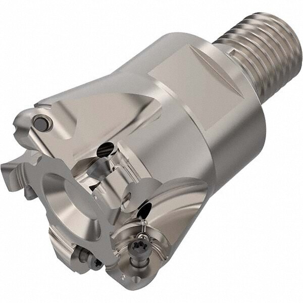 Indexable Copy End Mill: 5 mm Max Depth of Cut, Through Coolant