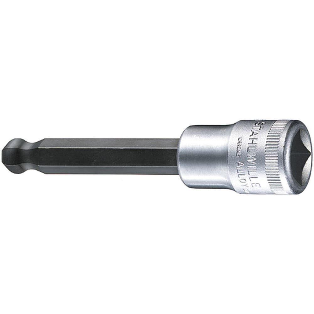 Hand Hex & Torx Bit Sockets; Socket Type: Ball End Socket ; Hex Size (mm): 7.000 ; Insulated: No ; Tether Style: Not Tether Capable ; Material: Chrome Alloy Steel ; Finish: Chrome