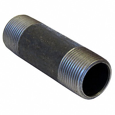 Black Pipe Nipples & Pipe; Pipe Size (Inch): 1/8 ; Length (Inch): 5-1/2 ; Schedule: 40 ; Construction: Welded ; Full or Partial Threading: Threaded on Both Ends ; Lead Free: No