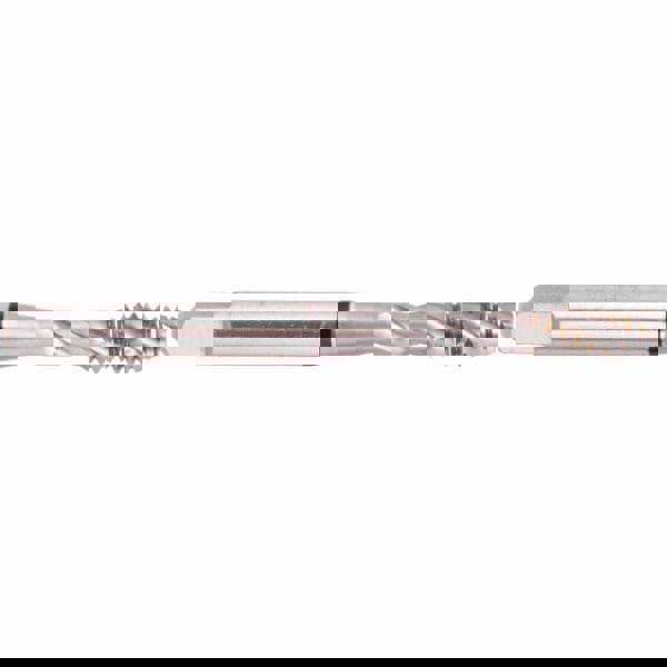 Spiral Flute Tap: 1/4-28, UNF, 3 Flute, Bottoming Chamfer, 2B Class of Fit, High-Speed Steel, Bright/Uncoated Finish