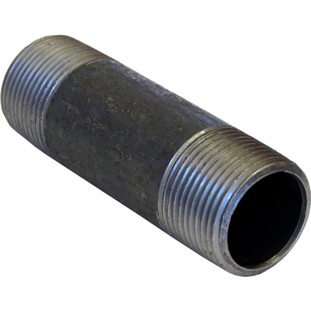 Black Pipe Nipples & Pipe; Pipe Size (Inch): 3/4 ; Length (Inch): 16 ; Schedule: 40 ; Construction: Welded ; Full or Partial Threading: Threaded on Both Ends ; Nipple Type: Threaded Nipple