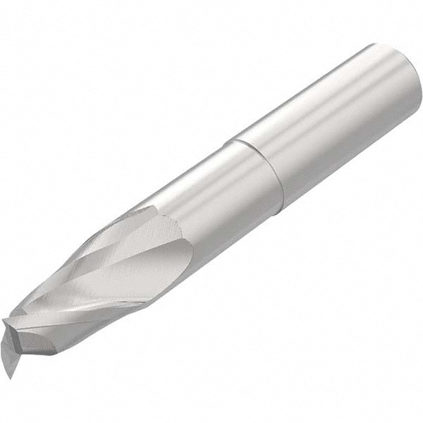Square End Mill: 3/4'' Dia, 1'' LOC, 3/4'' Shank Dia, 4-1/2'' OAL, 2 Flutes, Solid Carbide