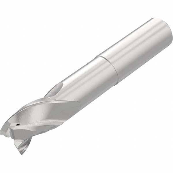 Square End Mill: 3/4'' Dia, 1'' LOC, 3/4'' Shank Dia, 4-1/2'' OAL, 3 Flutes, Solid Carbide