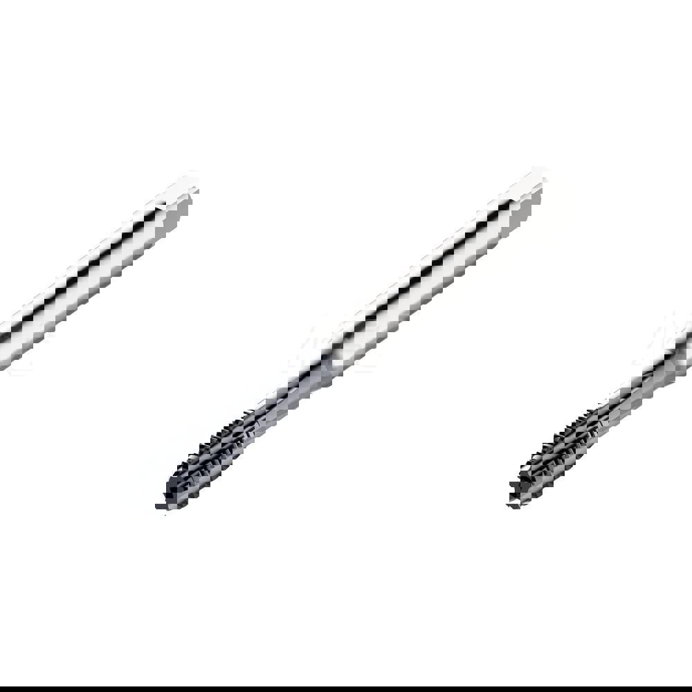 Straight Flute Tap: M5x0.80 Metric, 5 Flutes, Bottoming, 6HX Class of Fit, Powdered Metal High Speed Steel, TiAlN Coated