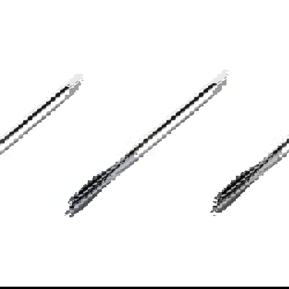 Straight Flute Tap: M18x2.50 Metric, 5 Flutes, Modified Bottoming, 6HX Class of Fit, Powdered Metal High Speed Steel, TiAlN Coated