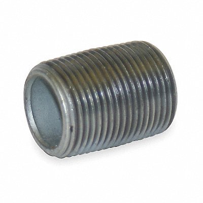 Galvanized Pipe Nipples & Pipe; Full or Partial Threading: Threaded on Both Ends ; Material: Steel ; Pipe Size (Inch): 1/8 ; Length (Inch): 3/4 ; Schedule: 40 ; Construction: Welded