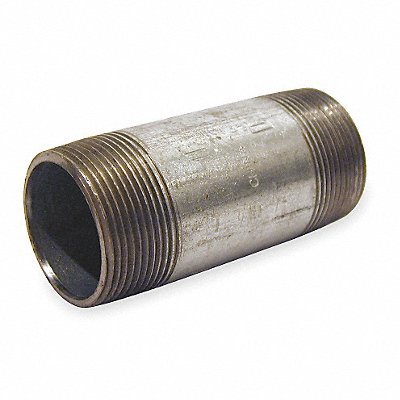 Galvanized Pipe Nipples & Pipe; Full or Partial Threading: Threaded on Both Ends ; Material: Steel ; Pipe Size (Inch): 1/8 ; Length (Inch): 3 ; Schedule: 40 ; Construction: Welded