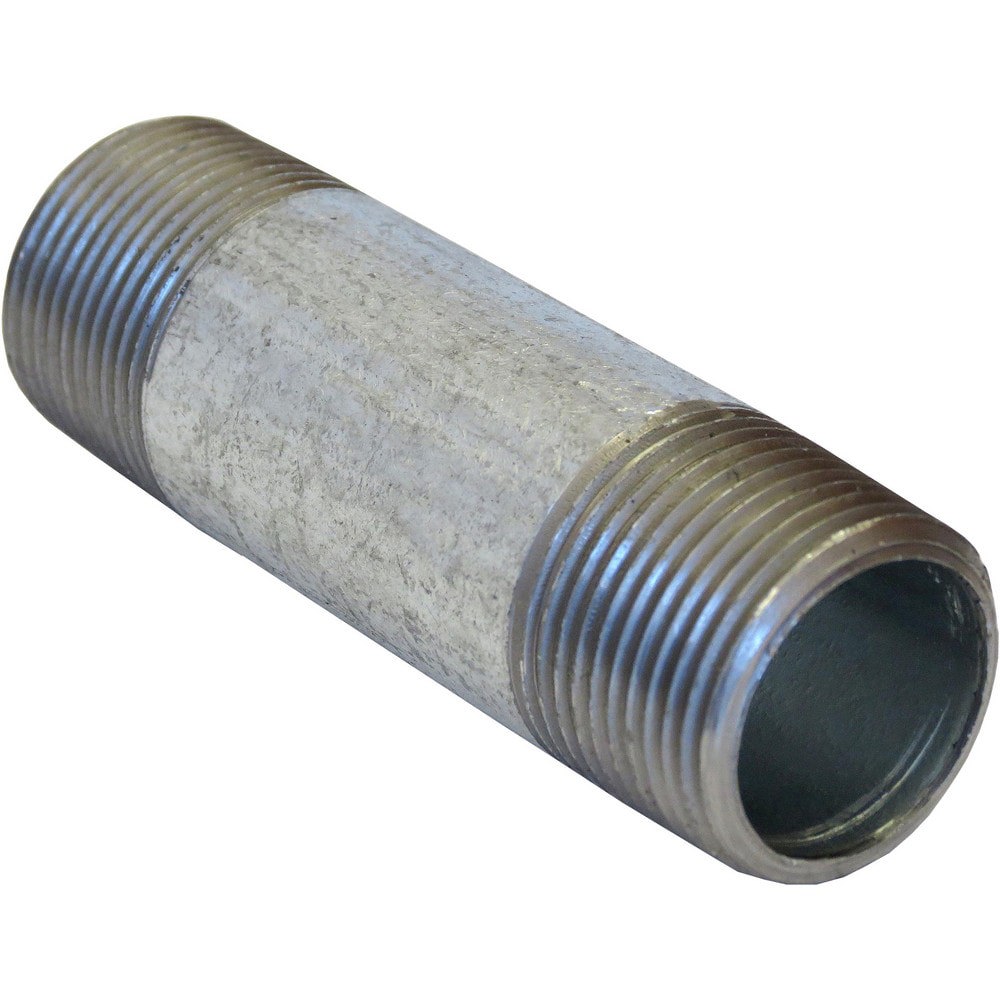 Galvanized Pipe Nipples & Pipe; Full or Partial Threading: Threaded on Both Ends ; Material: Steel ; Pipe Size (Inch): 1-1/2 ; Length (Inch): 48 ; Schedule: 40 ; Construction: Welded
