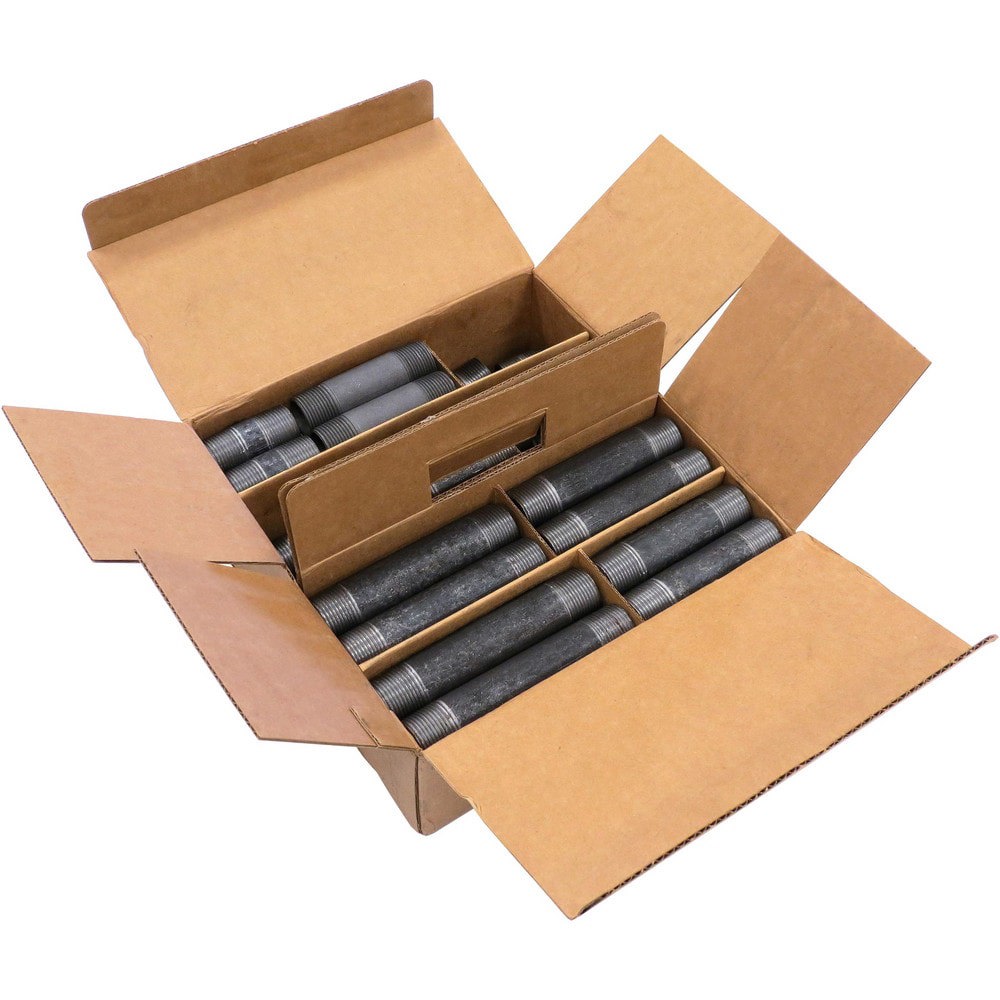 Pipe Nipple Sets; Full or Partial Threading: Threaded on Both Ends ; Finish: Black ; Pipe Size: 1-1/2 ; Schedule: 40 ; Thread Standard: NPT
