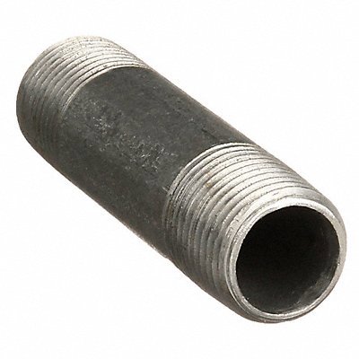 Black Pipe Nipples & Pipe; Pipe Size (Inch): 3/8 ; Length (Inch): 4 ; Schedule: 40 ; Construction: Welded ; Full or Partial Threading: Threaded on Both Ends ; Lead Free: No