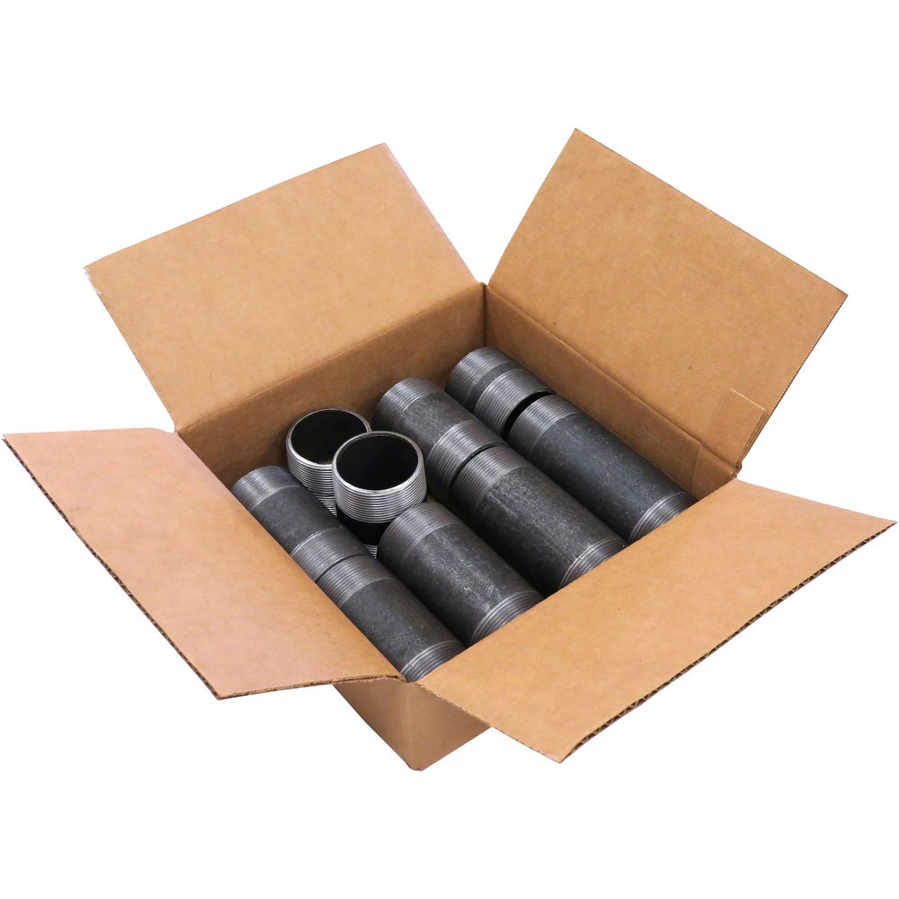 Pipe Nipple Sets; Full or Partial Threading: Threaded on Both Ends ; Finish: Black ; Pipe Size: 3 ; Schedule: 40 ; Thread Standard: NPT ; Includes: (1) Close; (1) 3 in; (1) 3-1/2 in; (1) 4 in; (1) 4-1/2 in; (1) 5 in; (1) 5-1/2 in; (1) 6 in